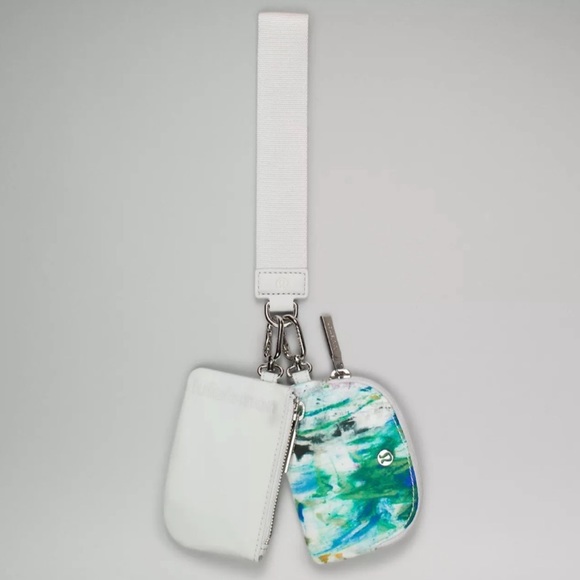 lululemon athletica Handbags - Lululemon Dual Pouch Wristlet Multi/Vapor